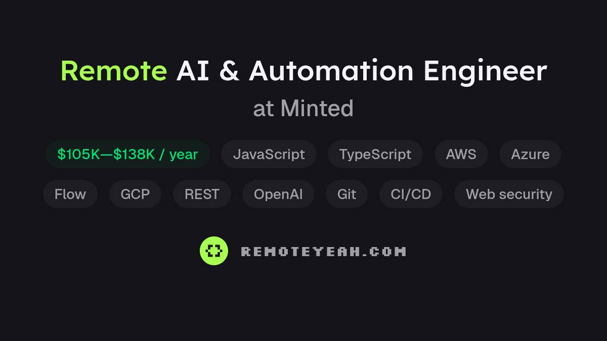 Remote AI & Automation Engineer at Minted