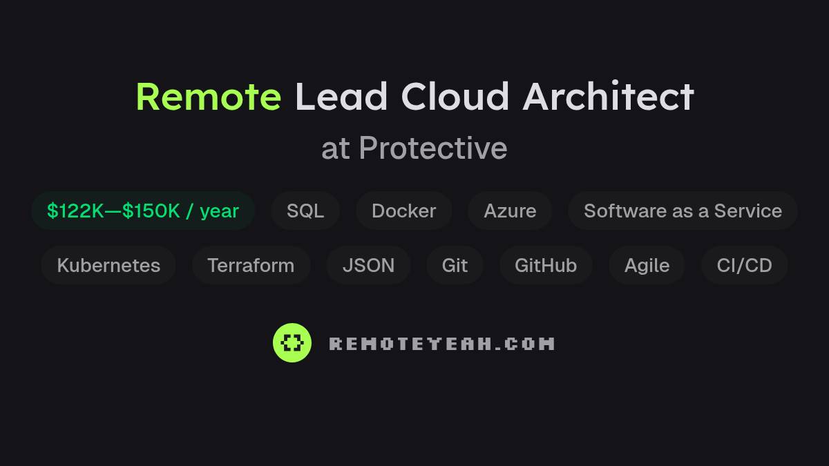 Remote Lead Cloud Architect at Protective